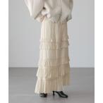 スカート フリルティアードスカード　639582