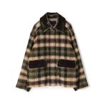 ショッピングチェックアップ ダッフルコート コート シャギーチェック ジップアップブルゾン メンズ