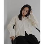 カーディガン パネル切り替えニットカーディガン レディース