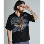 シャツ Schott/ショット/TIGER RAYON SHIRT/タイガー レーヨン シャツ メンズ レディース