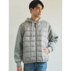 ショッピングタイ パーカー 「TAION」ベーシック Wジップ スウェットスリーブ ダウンパーカー メンズ レディース