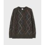 ショッピングアーガイル セーター ニット マルチアーガイル クルーネックニット / 163406 772Z メンズ