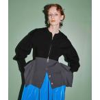 ショッピングCD カーディガン VOLUME SLEEVE ZIP KT CD レディース