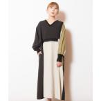 ワンピース 2WAY配色切替ワンピース