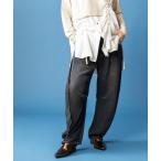 ショッピングデニム ジーンズ デニム デニムパンツ セルロースデニムタックパンツ レディース