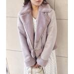 [MIIA] мутоновое пальто FREE серый женский 