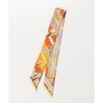 ショッピングバンダナ 「HERMES」 BRIDES ET GRIS GRIS ツイリースカーフ - オレンジ レディース