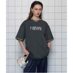 「MAISON SPECIAL」 半袖Tシャツ FREE チャコールグレー レディース