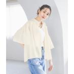「GLOBAL WORK」 半袖シャツ MEDIUM アイボリー レディース