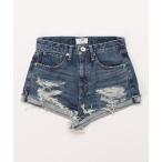 「GYDA」 デニムショートパンツ MEDIUM ブルー レディース