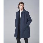 [ABAHOUSE] пальто с отложным воротником 44 темно-синий мужской 