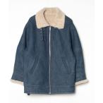 [Ungrid] мутоновое пальто SMALL голубой женский 