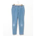 [NANO universe] обтягивающие джинсы брюки 36 голубой женский 
