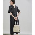 「SALON adam et rope'」 半袖ワンピース FREE ブラック レディース