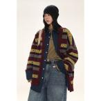 ショッピングロングカーディガン 「MASONPRINCE」 ニットカーディガン M レッド系その他 メンズ