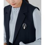 ブローチ 3連パールサークルブローチ レディース