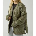 ダウンコート ダウンジャケット 「TAION」ミリタリー Vネック Wジップ ダウンジャケット / ブルゾン レディース