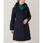コート アウター スタンド襟ロングダウンコート レディース
