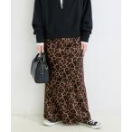 スカート ウォッシャブル / レオパード柄スカート