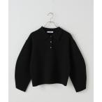 ニット セーター TCプレーティングポロシャツ レディース