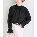 ブラウス シャツ 「追加」手洗い可 / ジョーゼットスタンドフリルブラウス レディース
