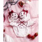 ショッピングリボン ブラジャー ショーツセット ロゼットリボンブラ＆ショーツ