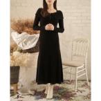 ワンピース Half Zip Knit Dress