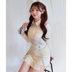 ニット セーター チェックシャツレイヤードニット レディース