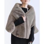 ショッピング雑貨 ストール マフラー ファーケープ レディース