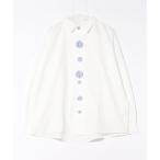 ブラウス シャツ ボタンデザイン長袖シャツ レディース メンズ