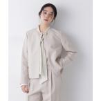 ショッピングnano ジャケット ノーカラージャケット デイリーファンクション ノーカラージャケット(セットアップ可) レディース
