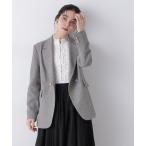 ショッピングnano ジャケット テーラードジャケット ツイーディーカルゼテーラードダブルジャケット レディース