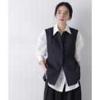ショッピングジレ ジャケット テーラードジャケット ジャガードペプラムジレ(セットアップ可) レディース