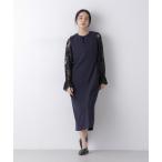 ショッピングミモレ丈 ワンピース デイリーファンクション サイドベルトキーネックワンピース(セットアップ可)