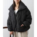 ブルゾン アウター ダイヤキルト中綿BIGカラーブルゾン レディース