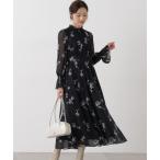 ワンピース 花柄プリントギャザーワンピース / 1216140103