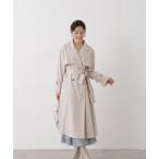  тренчкот пальто [. помятость / пыльца Release ] Basic тренчкот / 1216152101 женский 