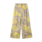 ショッピングプリント パンツ ポピープリント 2タックワイドパンツ レディース