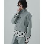 ショッピングHIGH コート アウター high-neck jacket / スタンドネックジャケット レディース メンズ