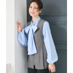 ショッピングcoca ベスト ジレ タックペプラムベスト レディース