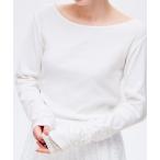 ショッピングcoca tシャツ 袖シャーリングレイヤードトップス レディース