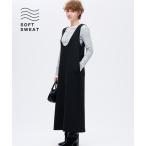 ショッピングcoca ジャンパースカート ソフトスウェットUネックジャンパースカート