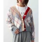 ショッピングアーガイル カーディガン アーガイル柄カーディガン レディース