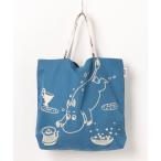  большая сумка [ MOOMIN / Moomin ] Moomin Logo лента большая сумка WNI женский мужской 