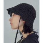 ショッピングハット 帽子 ハット 「Bulue.」クロシェハット レディース