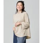 tシャツ 「日焼け対策・接触冷感」冷涼UVカット7分袖ゆるT レディース