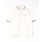 ポロシャツ 速乾ラインリブ5分袖ポロシャツ メンズ