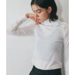 ショッピングブラウス ブラウス シャツ タートルレースプールオーバーブラウス レディース