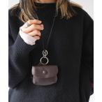 ショッピングネックストラップ ポーチ 「 Sowel. / ソエル 」 ネックストラップ ラウンド ミニ ポーチ / マルチ ポーチ # レディース メンズ