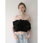 チューブトップ ベアトップ RUFFLE BUSTIER
